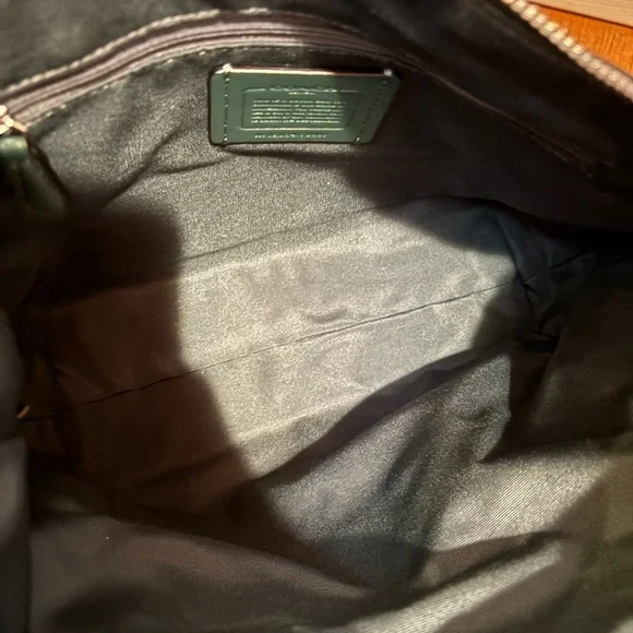 Coach Green Leather Purse - Picture 5 of 11